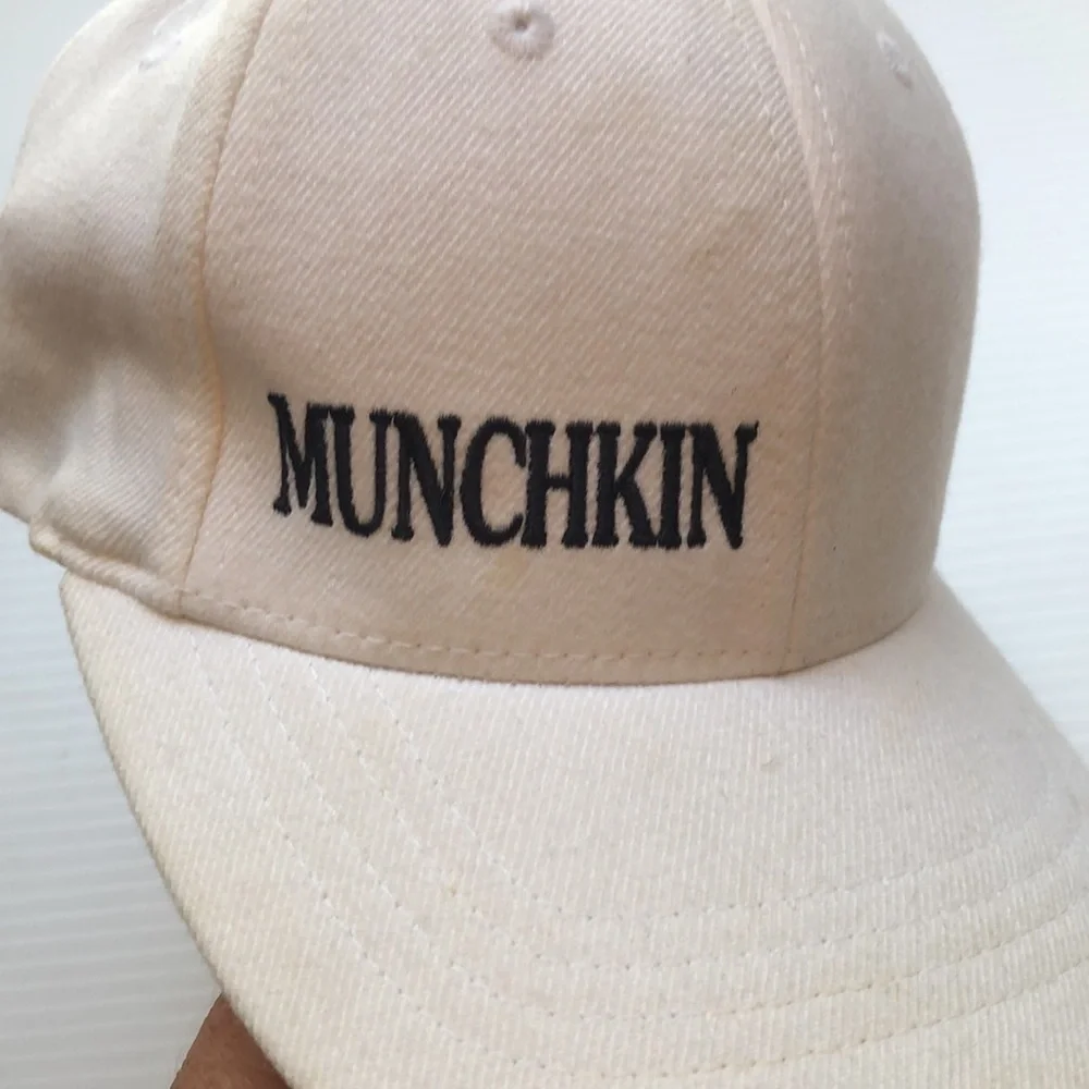 Lids Flexfit Cream Color Baseball Cap Blue Embroidery Munchkin Youth One Size